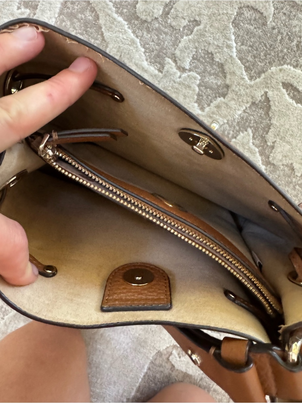 Kate Spade Brown Leather Shoulder Bag - Picture 2 of 4